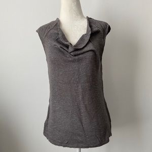 Banana Republic Factory Sleeveless Cowl Neckline Light Sweater